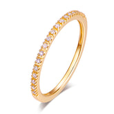 SparkMoise - 1.5mm Moissanite Wedding Band
