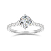 Timeless 14k Gold Moissanite Promise Ring