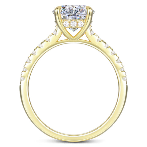 CelaKuta - 14K Gold Moissanite Ring