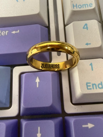 ZubaHuss 4MM Wedding Band