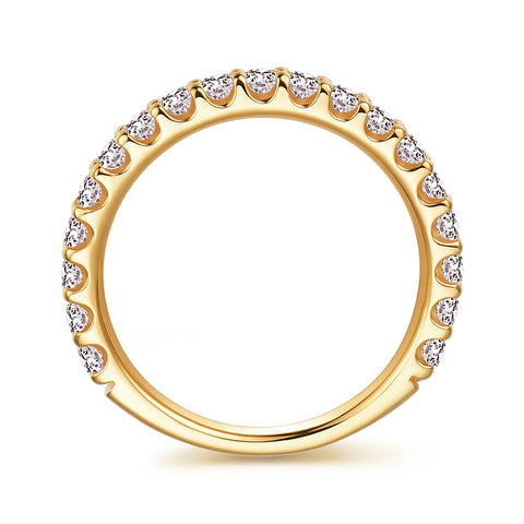 BrilanMoisy - 2mm Moissanite Wedding Band